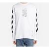 OFF WHITE Dripping Arrows Print Cotton T Shirt OMAB001R201850050110
