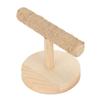Bird Cage Stand Wood Bird Platform Training Stand Playground Bird Accessories Toys