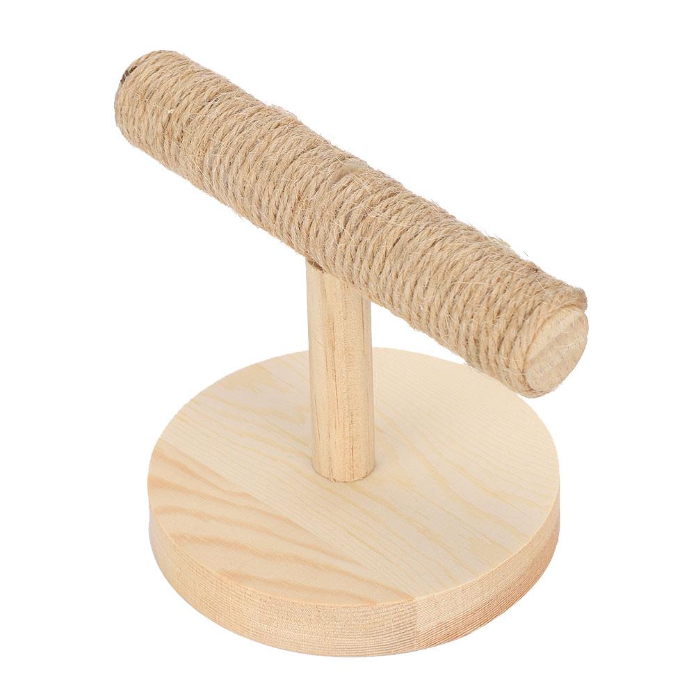 Bird Cage Stand Wood Bird Platform Training Stand Playground Bird Accessories Toys