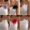 Spilla da Donna, con Fermaglio per Capelli Design Piuma Leggera Soffice, Spilla Multi-Uso Stile Elegante per Abiti Cappotti Camicie Accessori per Feste Nuziali