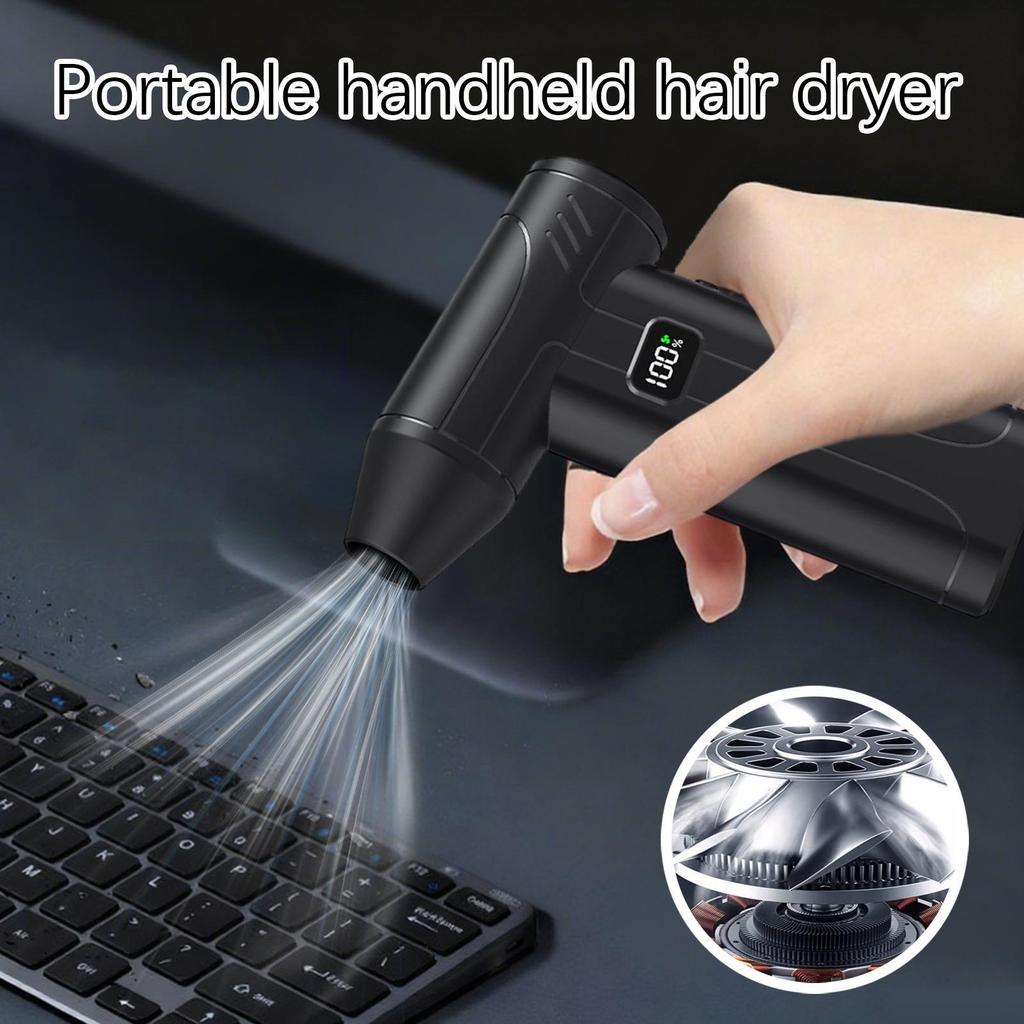 Air Blower 100000Rpm Portable Duster Power Electric Air Blower For Garage Home Camping Outdoor Desk Workshop Cleaning Garden