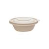 Disposable Degradable Corn Starch Round Food Container with Lid