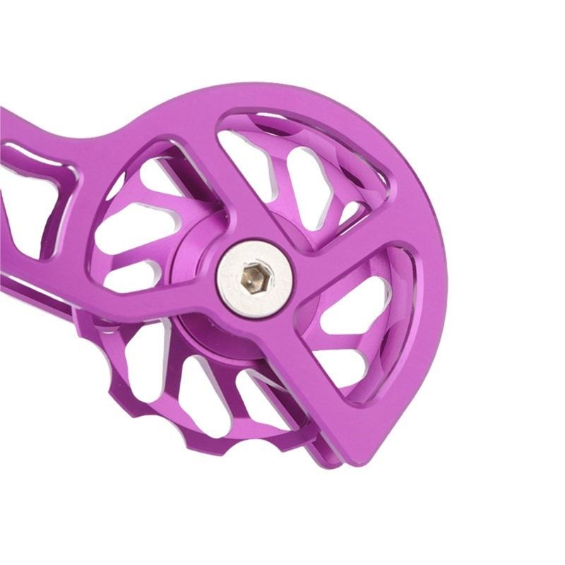 Single Speed Mountain Bike Chain Tensioner 11T Guide Roller Cycling Double Spring Chain Guide Bike Protectors Easy To Use