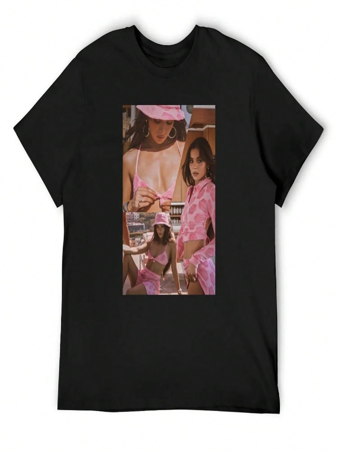 Hailee Beautiful Sexy Pink Style T-Shirt Blue Archive Oversized T Shirt Kawaii Clothes Aesthetic Clothes unisexs Tall T Shirts S разноцветный