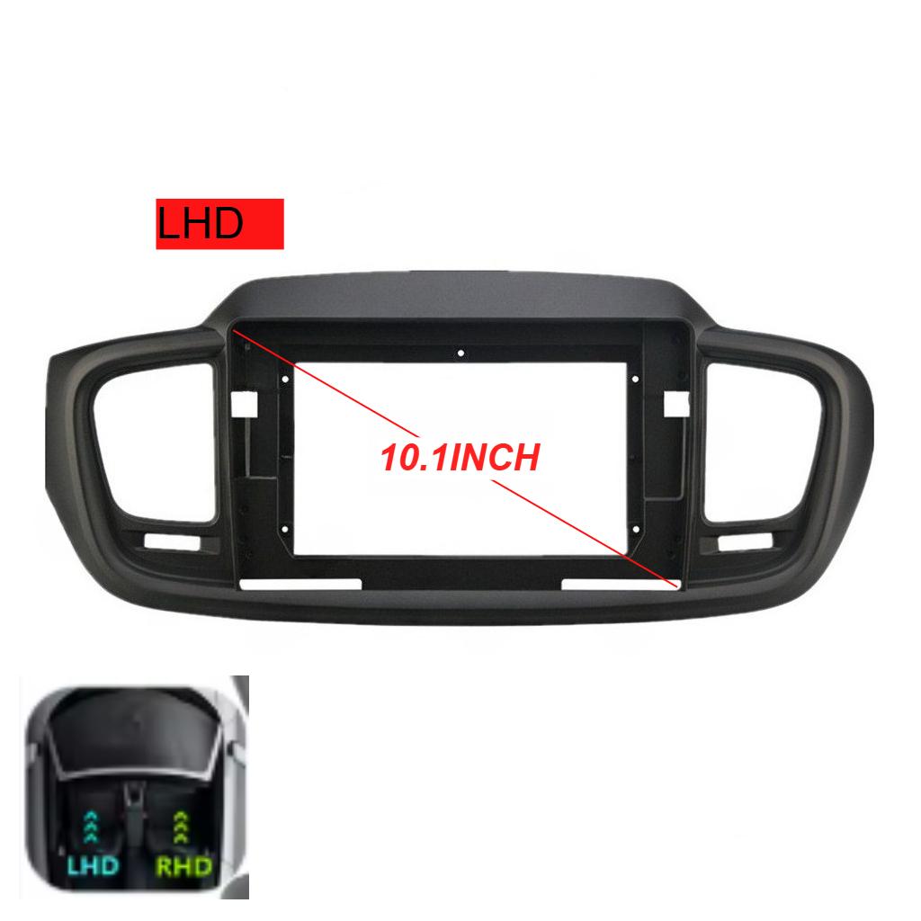 10.1INCH For Kia Sorento 2015-2018 Android Large Screen Navigation Box Modified Face Frame Panel Bracket Variety Sleeve