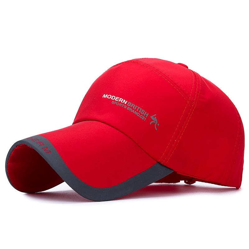 Spring and Autumn Extended Brim Sunshade Baseball Cap, Outdoor Casual Quick-drying Fishing Cap