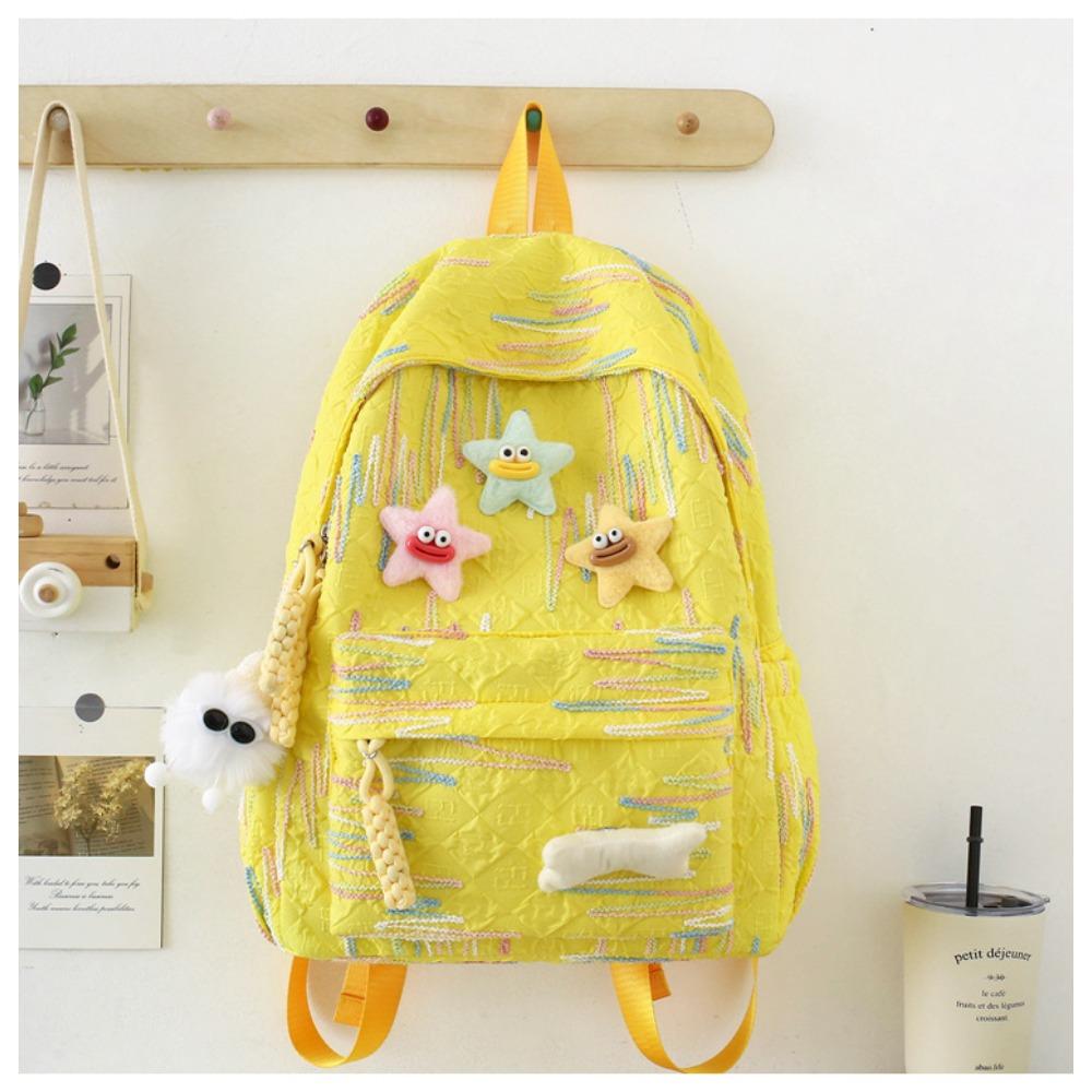 Backpack Female New Cute Female Student Schoolbag Junior High School High School College Student Class Backpack