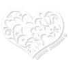 Nc-smile Hawaiian Heart Sticker GREEN DRIVING Eco Drive HEART (White)