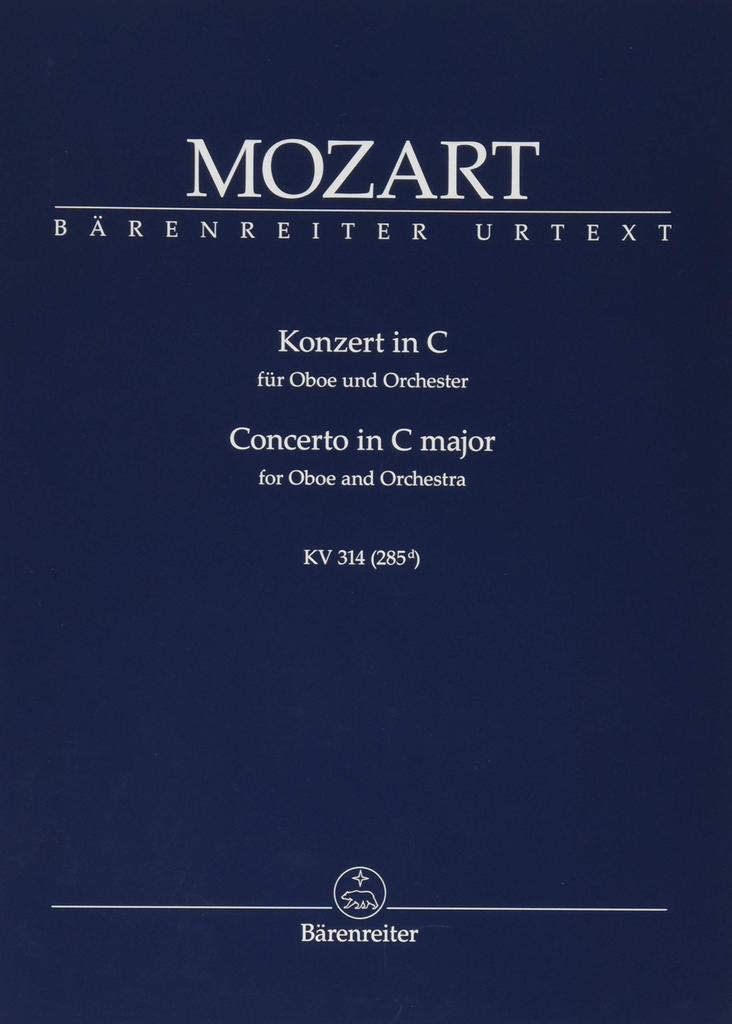 Wittner, Wolfgang Amadeus Mozart: Oboe Concerto in C major, K.314 (score), Bärenreiter.