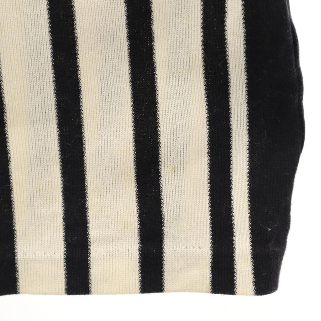 I.s. ISSEY MIYAKE 90s Made In Japan Old Striped Pattern No Sleeve Knit 9 Women Used