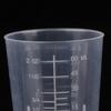 10Pcs 60Ml Measuring Cup Transparent Plastic Scale Beaker Cups Lab Graduated Liquid Container Without Handle Kitchen Baking Tool