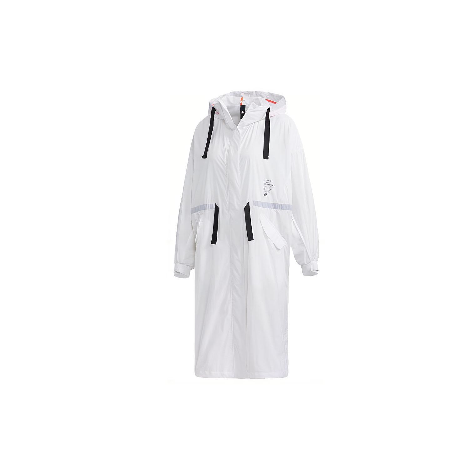 adidas Women s Sportswear Windproof Long Jacket GF0119 L