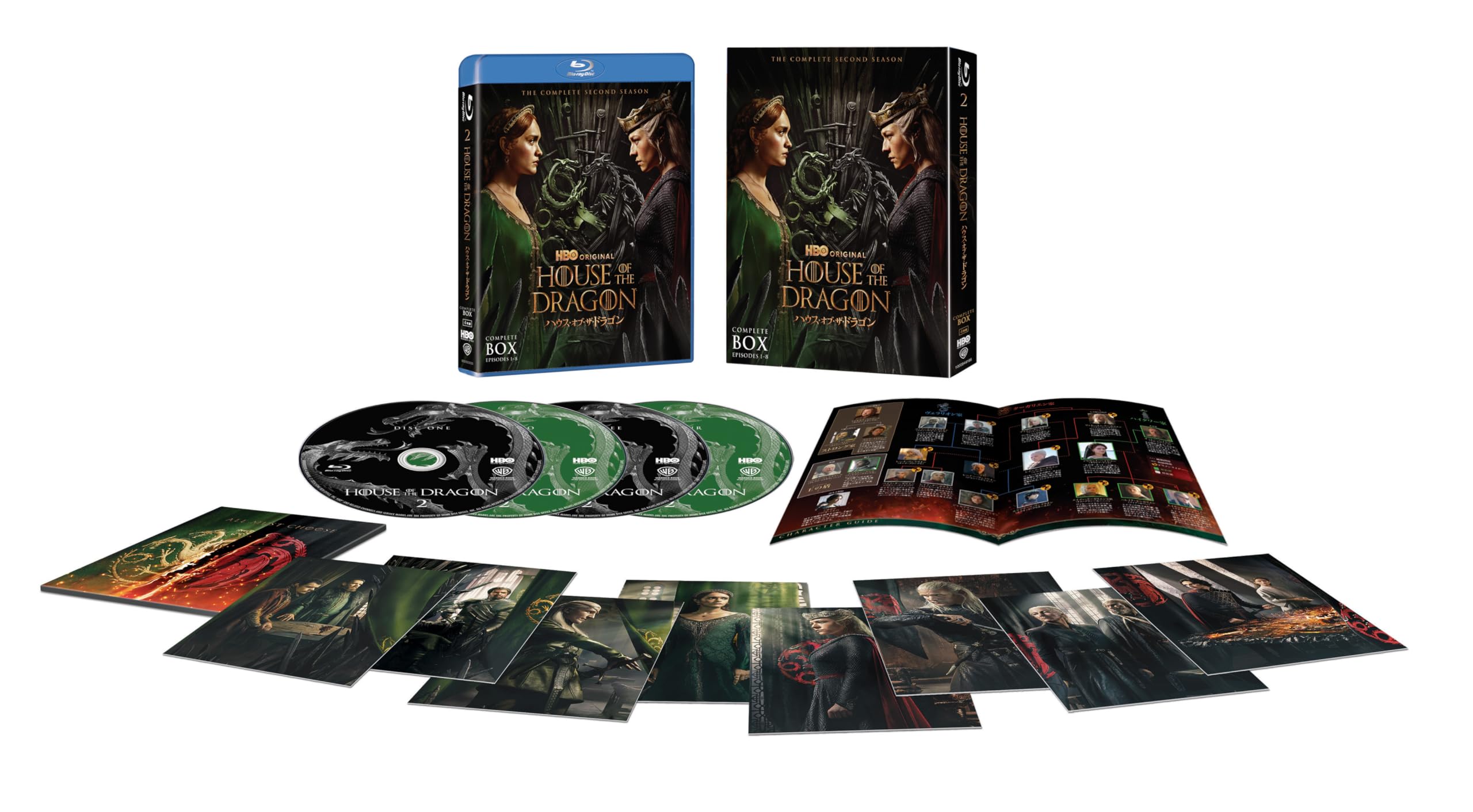 

Press House of the Dragon Complete Box Card (First Edition) (Season 2) Blu-ray (4-Disc Set/Character Included) [Blu-ray]
