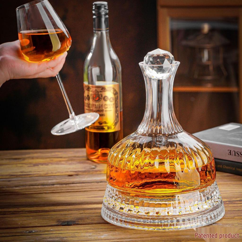 Vortex Rotating Red Wine Decanter Set - Luxury Home & Hotel Wine Dispenser