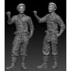 Thunder Model 1/35 US & UK Driver & Guide Figures Set for M1000 Heavy Equipment Transporter Hardtop Resin Kit TBF3510