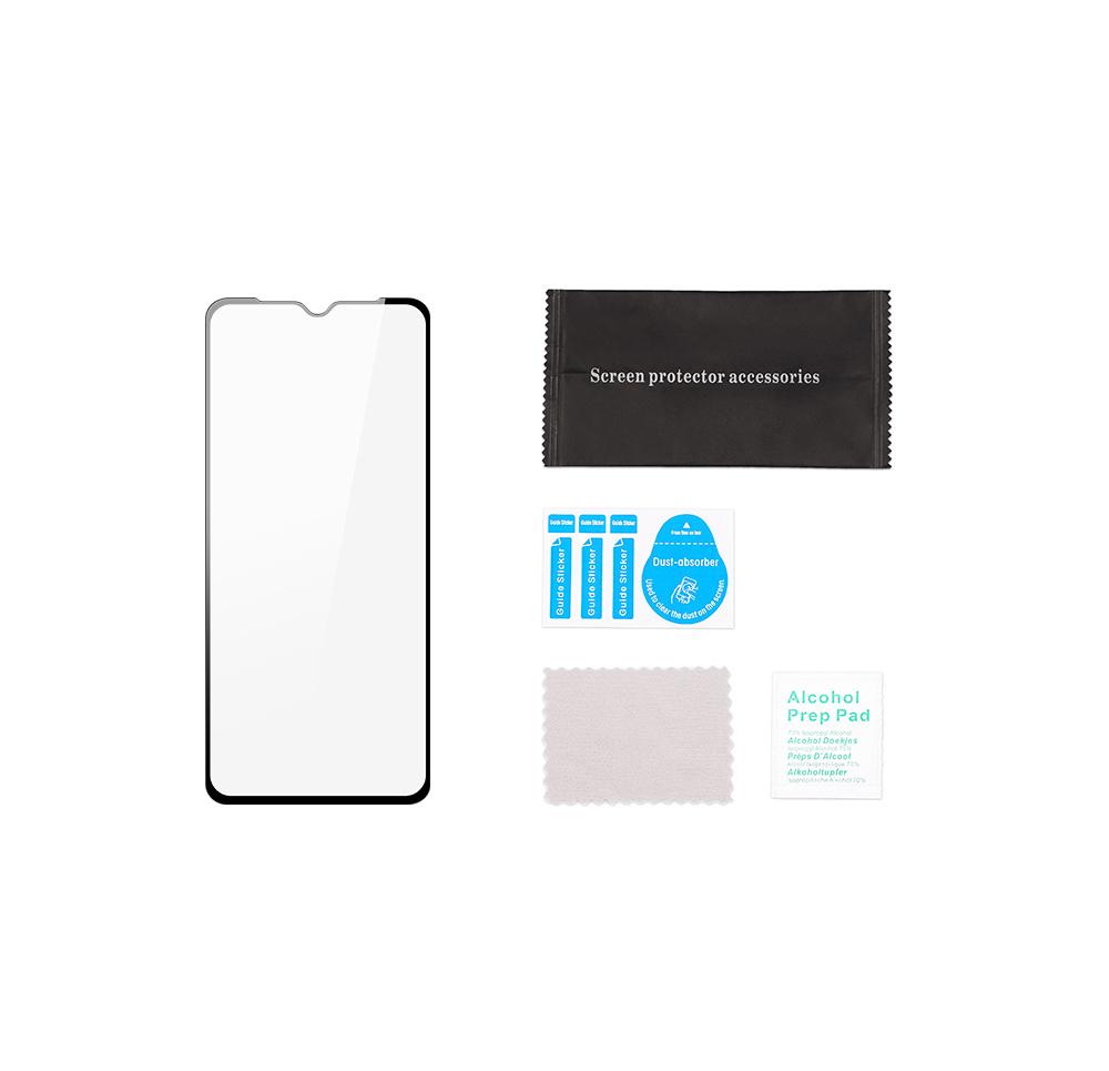Realme C31 Case-Compatible 9D Tempered Glass Screen Protector with Black Frame - Dux Ducis 9H Full Coverage