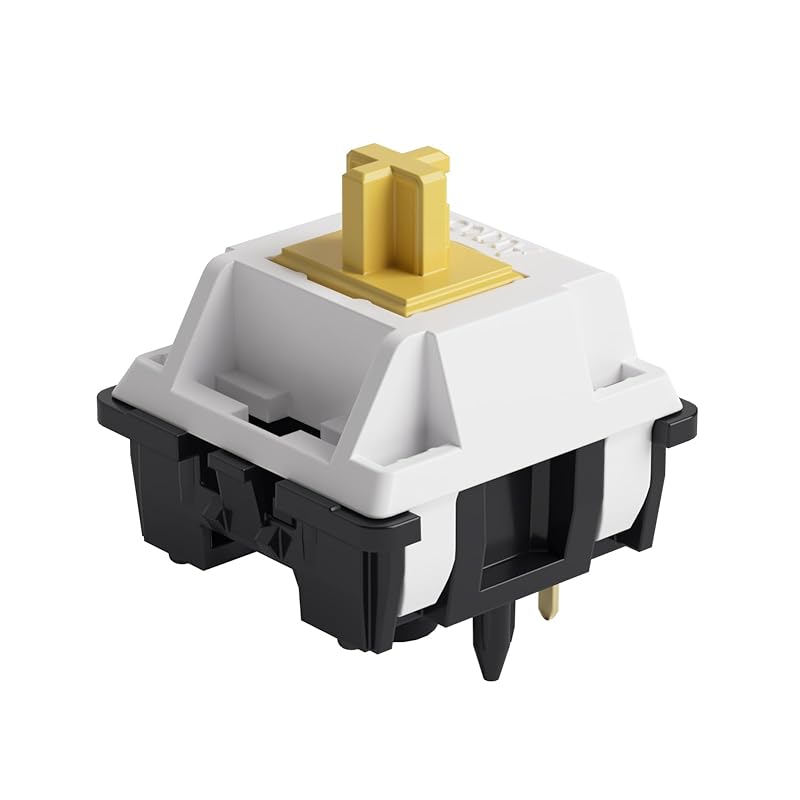 

[]Akko Penguin switch (Silent) Pressing pressure 50gf silent tactile 5 pin Compatible with mechanical keyboard Quiet 45 pieces