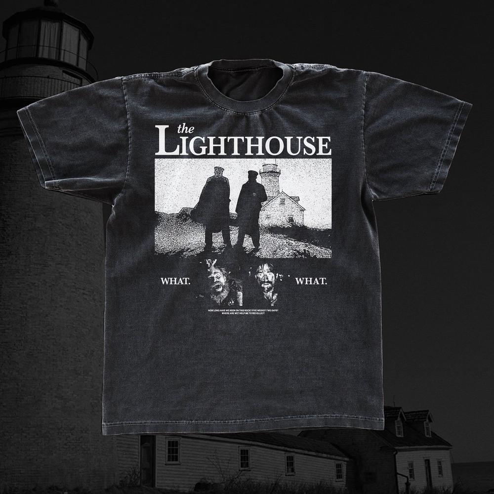 

The Lighthouse vintage t-shirt, graphic teeshirt, black Classic Tee UNISEX Shirt 2XL