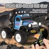 Desktop Mini Rc Car 1/64 Alloy Diecast With Trailer Remote Control Pick-up Trucks Cars For Boys Electric Truck For Kid Gift