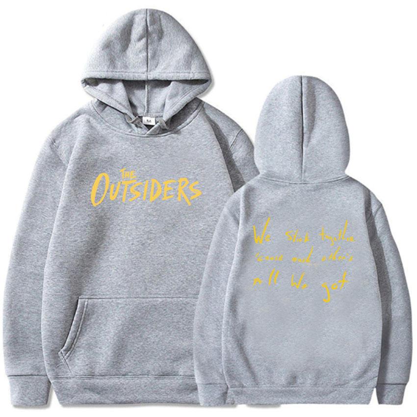 

Film Printing The Outsiders Hoodies Women Clothes Sudaderas Para Mujer Hip Hop Unisex Streetwear Winter Hooded Pullovers Female 3XL