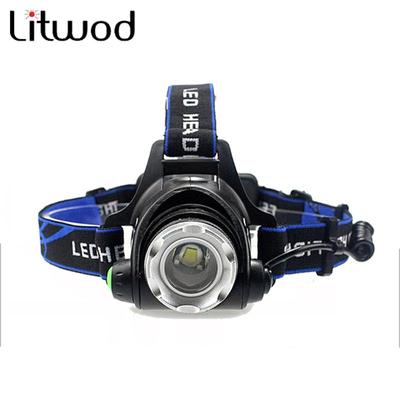Latarka czołowa LED Latarka czołowa z zoomem Regulowana latarka czołowa LED Cree XM L-T6 Reflektor Przednie światła nocne