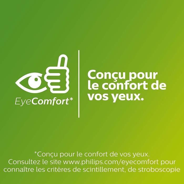 Plafonnier LED PHILIPS DORIS - 6W - 2700K - IP54 - Noir