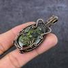 Dragon Jasper Gemstone Copper Wire Wrap Jewelry Pendant 2.44" f2V36
