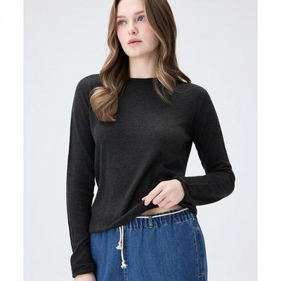 2nd Skin Knit Round Neck Daily Pullover Agwst9200