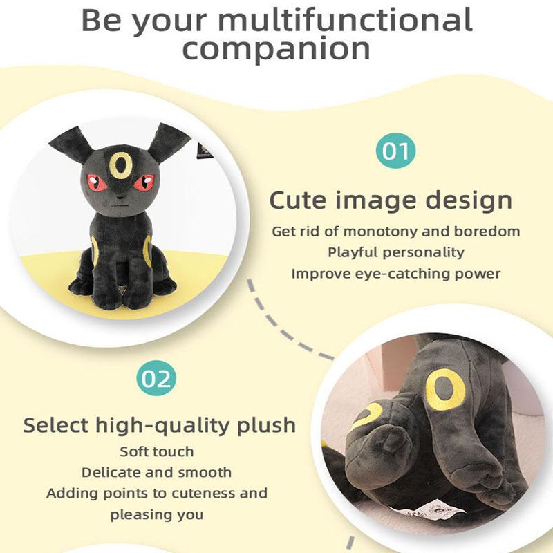 Pikachu Fire-breathing Dragon Doll Pokémon Plush Toy Plush Doll Soft Cartoon Toys Children's Gifts