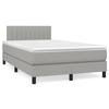 VidaXL Slat Bed Base with Mattress and LED, Upholstered Bed, Double Bed, Adult Bedroom Interior Bed, 3270053