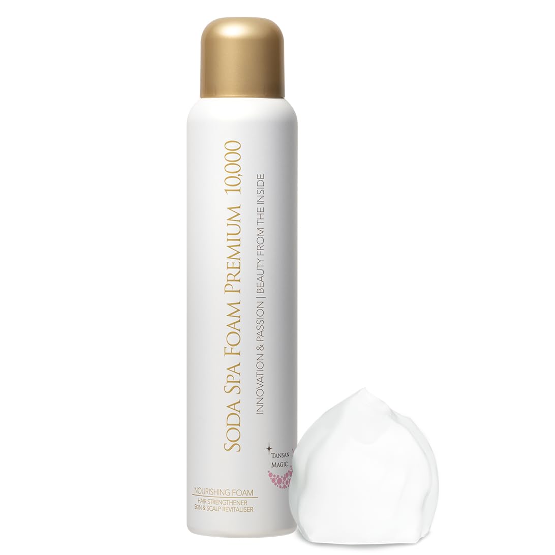 Soda Spa Foam Premium 10,000 (1 bottle) - Carbonated Spa Foam, Carbonated Pack, Carbonated Facial Wash, Exfoliation, Pore Care, Poreless Face Pack, Fo