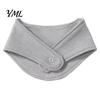 Adjustable Snap Neck Warmer Thermal for Winter Cold Weather, Silk Velvet Wrap, Fleece Lined Gaiter with Hidden Fastening Women, Soft Windproof