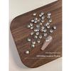 High-Quality K9 Nail Art Rhinestones: Super Shiny, 33-Facet, Various Sizes, Pointed Back, Clear Round Decorations