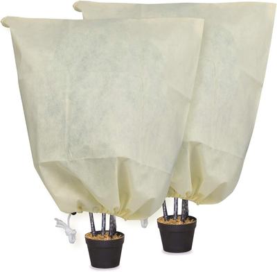 Zip-fastened Cover Hood Shield Plant Protection 80x120cm 50g 2pcs
