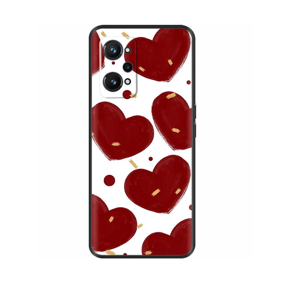 Shockproof Cover For Realme GT Neo 3T Case Painted Back Cover Soft Black Silicone Phone Cases For Oppo Realme GT Neo3T 5G Cases