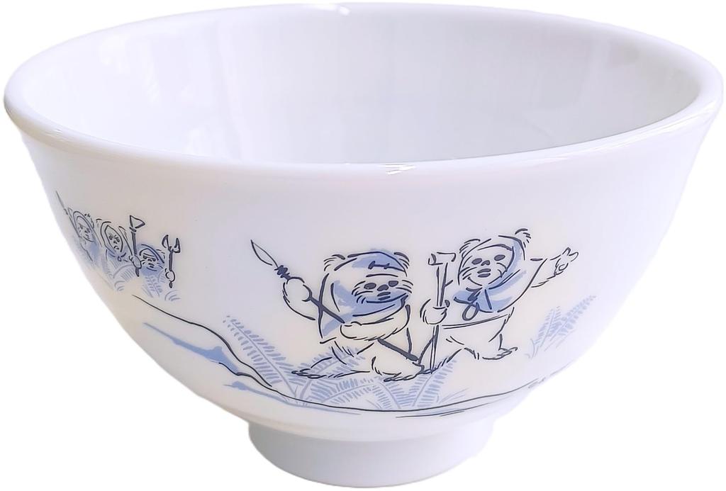YAXEL Disney Yoda Rice Microwave and Dishwasher Made In Japan Bowl, 12cm, Safe, Porcelain,