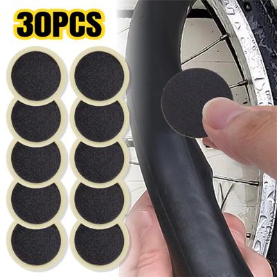 30/20/10 STÜCKE Fahrrad Reifenflicken ohne Kleber Werkzeug Schnelle Reparatur Reifenschutzflicken Klebstoff Schnelltrocknendes Fahrradzubehör