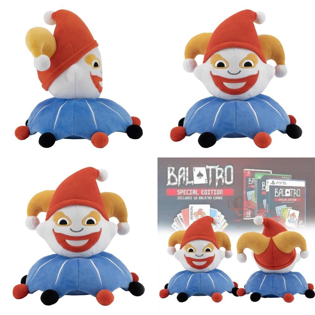 Adorable Balatro Jimbo Plush Soft Blue Clown Game Character Doll For Collectors
