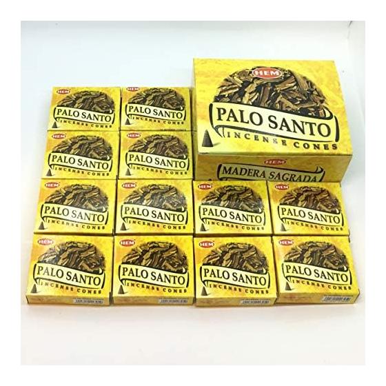 Incense [Palo Santo] India HEM Incense Cone Type/Incense [PALO SANTO] HEM Cones/Incense (1 dozen [12 box set])