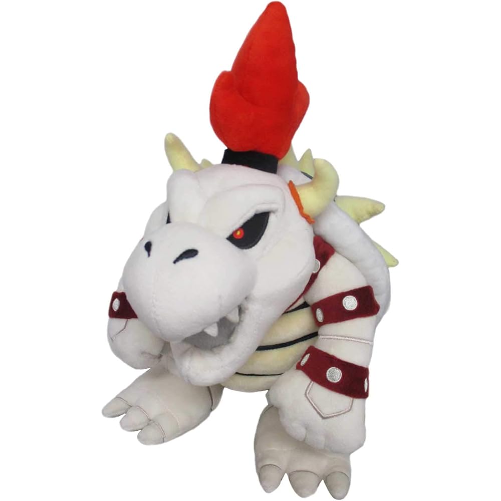 San-ei Super Mario All Star Collection Bone Koopa Plush Toy 21x24x32cm