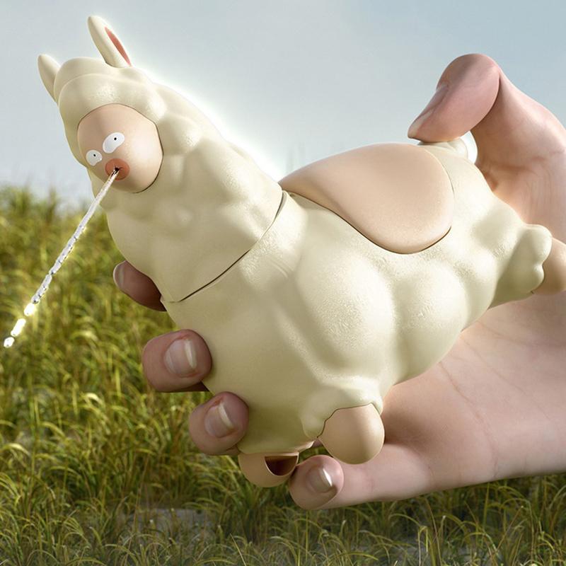Shaking Head Alpaca Pressing Water Toy Playing With Water Desktop Decoration Ornaments For Children Outdoor Games Creative Gifts