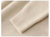 Men's High-Neck 100% Wool Thickened Cashmere Sweater – Autumn/Winter Long-Sleeved Loose Knit Base Layer