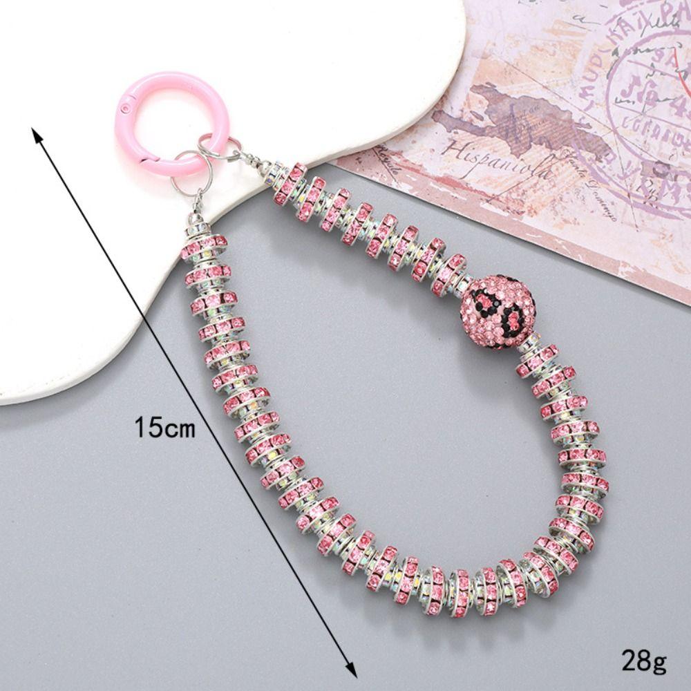 Bright Diamond Crystal Anti-lost Rope Bling Bling Hanging Cord  Phone Accessories