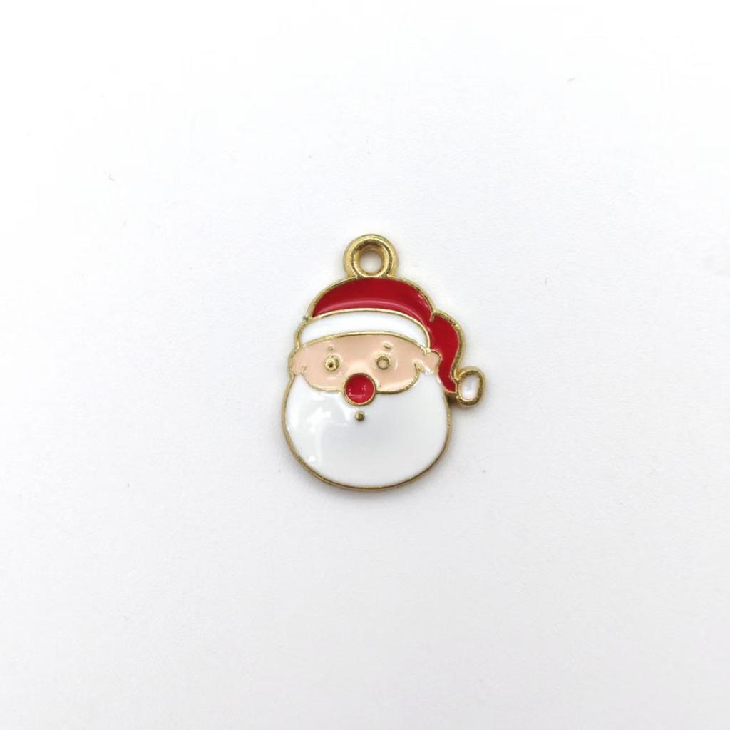 Christmas Snowman and Tree DIY Enamel Pendant Accessories