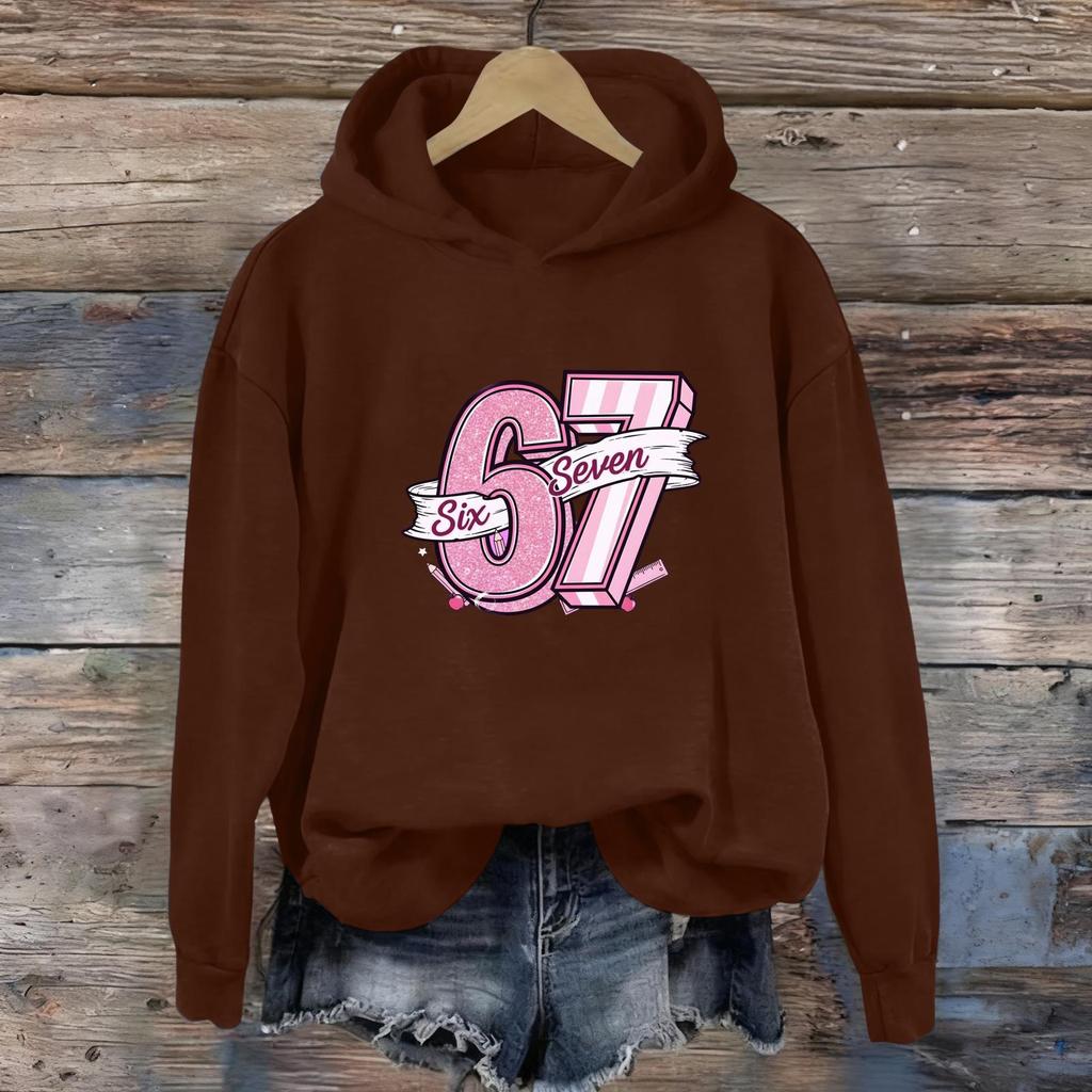 Women's Fashion Daily Versatile Casual Sweatshirts Long Sleeve Hooded Top Sweatshirts