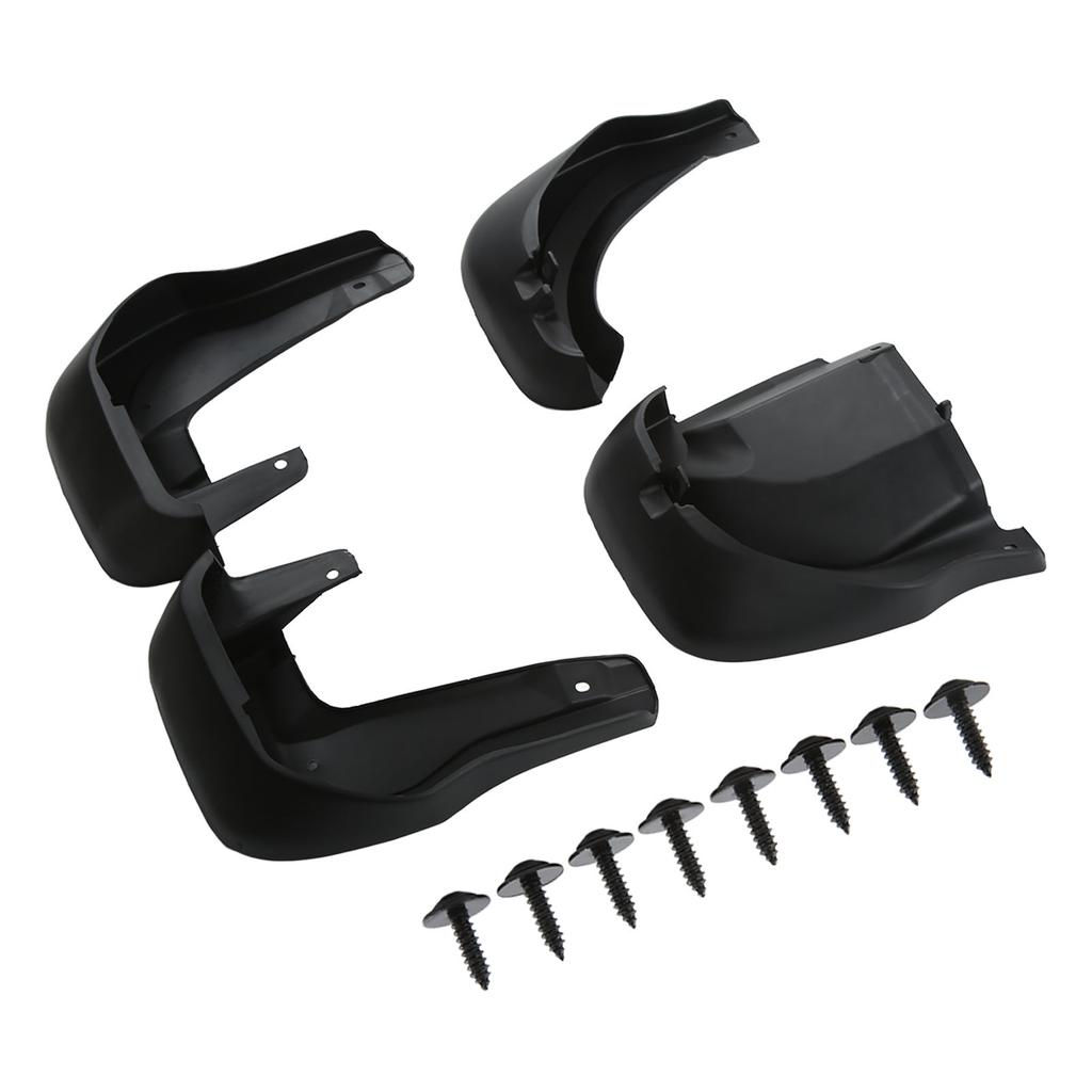 4-delat set Bilstänkskärmar Fram Bak Stänkskydd Stänkskärmar Svart Ersättning för CRV 20122016