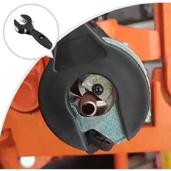 Ratcheting Pipe and Tubing Cutter Set, One-Hand Fast Cutting Tool, High Precision for Stainless Steel, Copper, Aluminum, PVC, and Soft Gold Tubes,