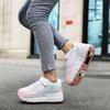 Boy's Plus Size Fashionable Thick Soled Roller Skates Girl's Wheeled Sports Shoes Outdoor Sneaker