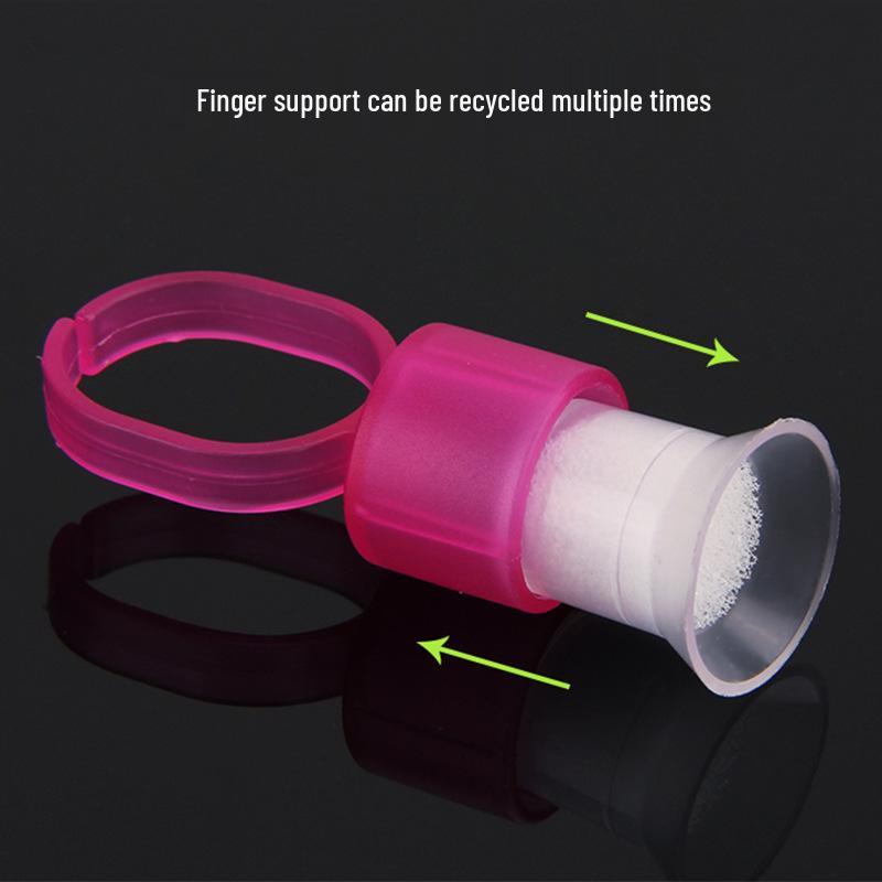 Korean-Style Disposable Permanent Makeup Sponge Color Cup Ring Holder