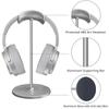 Aluminum Alloy Headphone Stand Desktop Headset Holder Metal Gaming Headphone Hanger Black Silver Color